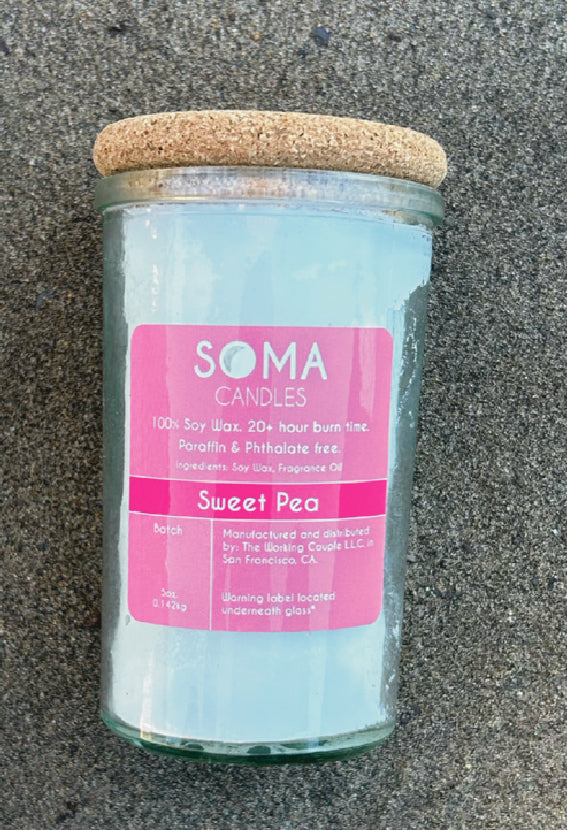 Soma Candles Sweet Pea Candle